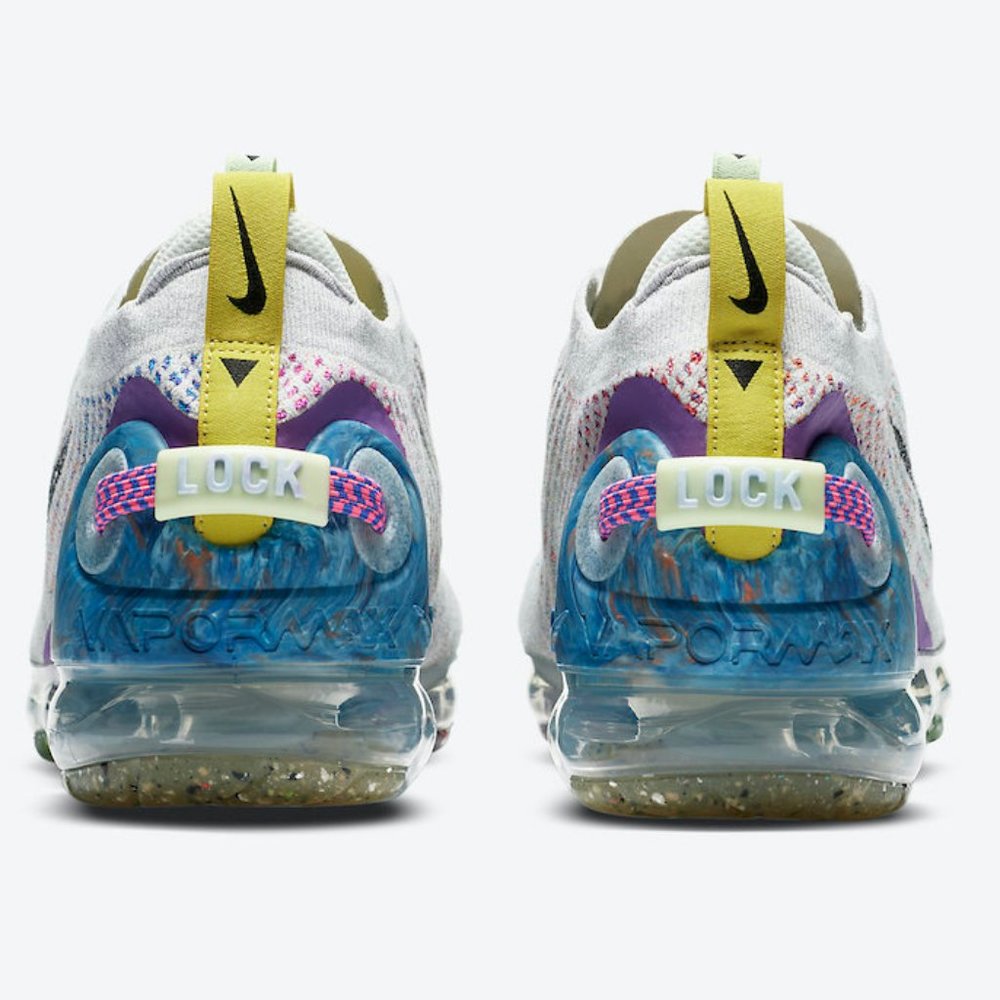 Nike Air VaporMax 2020 Flyknit Running Pure Plat - Picture 4 of 8